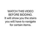 Watch Before Bidding - Video of Stairs