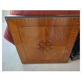 Wood Card Table with Folding Wood Legs