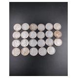 23 Silver Roosevelt Dimes