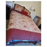 Metal Queen Size Bed Frame & Heated Blankets