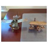 2 Decorative Airplanes