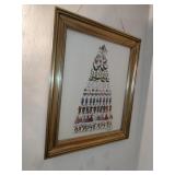 12 Days of Christmas Cross-Stitch Sampler