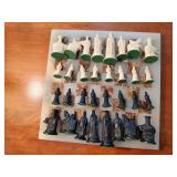 Marble Chess Board & Plastic Pieces