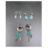Sterling & Turquoise Earrings