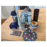 Collection of Decorative Ceramic and Glass Items