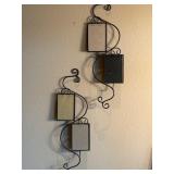 Two 24-Inch Wrought Iron Photo Frames