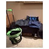 Five Gym Bags Including One on Wheels