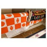 University of Tennessee Quilt and Latin-Style Text