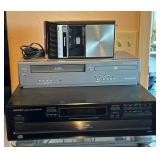 Panasonic Recorder, Magnavox Player, Onkyo CD Bund
