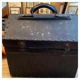 Black Decorative Storage Box with Velvet Interior