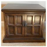 Square Wooden Cabinet/Night stand with Panel Doors