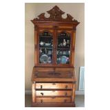 2- piece 19th Century Secretary Cabinet