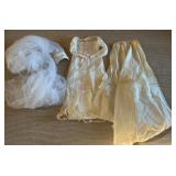 Vintage Wedding Dress with Veil and Accessories