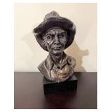 Bronze-Look Bust Sculpture of Man9"