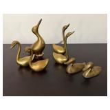 Brass Duck and Swan Figurines4.25