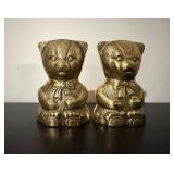 Brass Bear Bookends4.5"