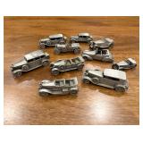 10 Pewter Classic Cars3.5