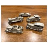 5 Pewter Classic Cars4.25