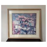 Framed Floral Still Life Pront36×33