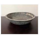 Vtg Metal Basin w/Weathered Patina11.25×2.5