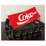 Coca-Cola Sticker and Bottle Crate