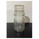 1984 Mr. Peanut Glass Jar w/Lid8"