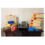 Crestline 500 Slide Projector & Accessories