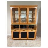 Maple Display Cabinet 57x18x78