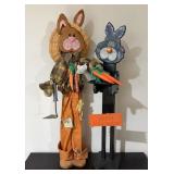 Decorative Bunny Pair42"