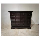 Dark Wood Filing Cabinet36x16x30