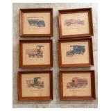 6 Framed Mack Truck Prints11.5×9.5