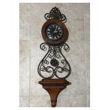 Ornate Wall Clock With Shelf32"