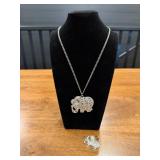 Silver-tone Elephant Jewelry