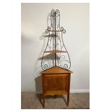 Vtg Corner Cabinet22x11x70