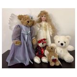Teddy Bears and Doll16.5