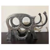 Metal Elephant Wine Rack13x4x9
