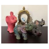 Elephant Figurines10"