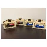 Vtg Die-Cast Chevron Trucks Set5.5