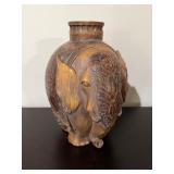 Elephant-Themed Candle Holder10"