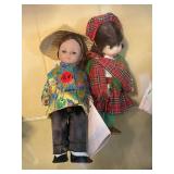 2 Madame Alexander International Dolls