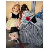 3 Madame Alexander International Dolls