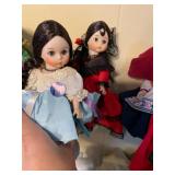 2 Madame Alexander International Dolls