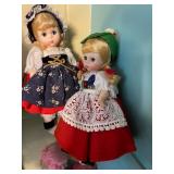 2 Madame Alexander International Dolls
