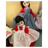 2 Madame Alexander Dolls