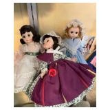 3 Little Women Madame Alexander Dolls