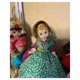 2 Madame Alexander International Dolls