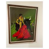Signed Matador Painting