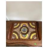 Mid Century Butterfly Art Tray