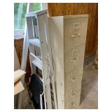 2 Step Ladders and Filing Cabinet