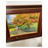 Harold E Weller Oil on Canvas Painting